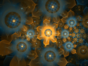 Картинка 3д графика fractal фракталы фрактал тёмный узор