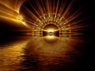 Картинка 3д графика fractal фракталы тёмный абстракция узор