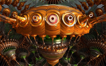 Картинка 3д графика fractal фракталы абстракция узор