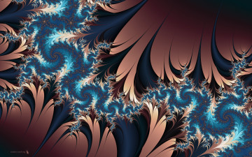 Картинка 3д графика fractal фракталы фрактал узор