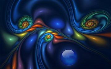 Картинка 3д графика fractal фракталы узор фрактал