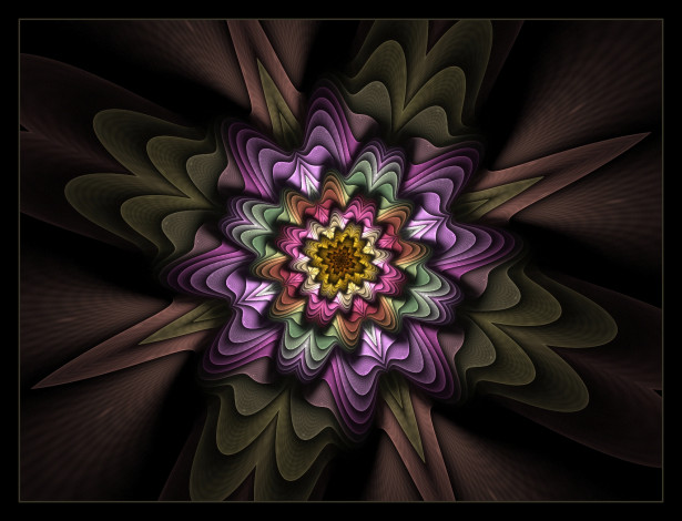 Обои картинки фото 3д, графика, fractal, фракталы, фрактал, тёмный, узор