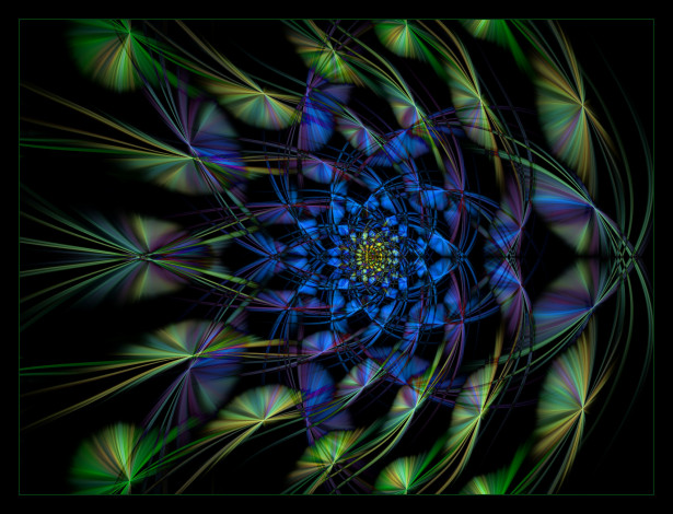 Обои картинки фото 3д, графика, fractal, фракталы, тёмный, узор, абстракция