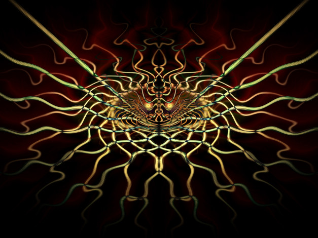 Обои картинки фото 3д, графика, fractal, фракталы, абстракция, узор, тёмный