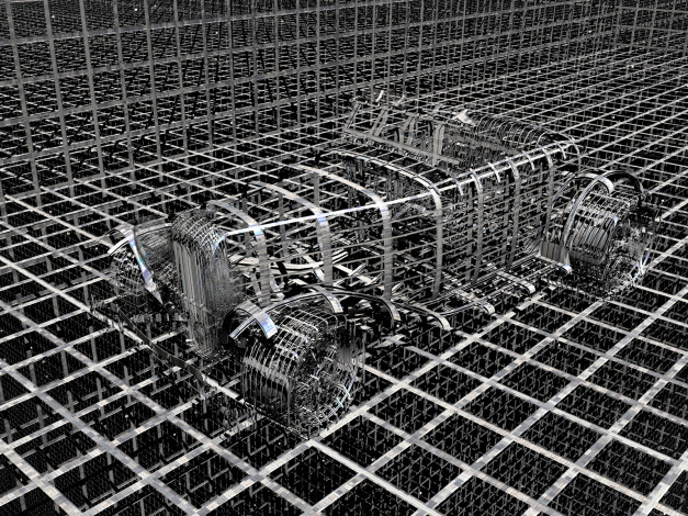 Обои картинки фото 3д, графика, modeling, моделирование, авто, линии