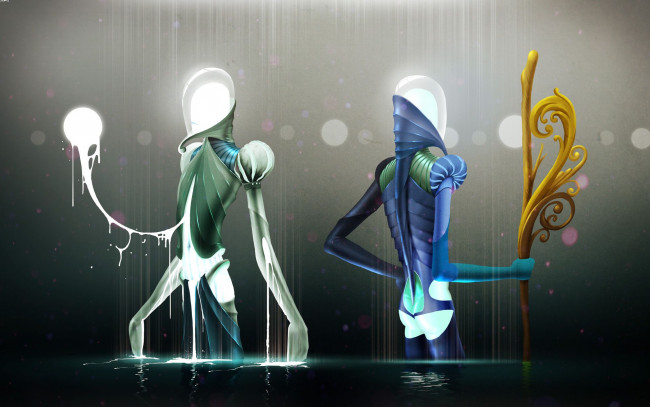 Обои картинки фото 3д, графика, creatures, существа