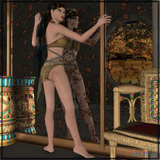 Картинка 3д графика people люди девушка