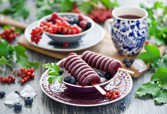 Картинка еда мороженое десерты ягоды