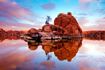 Картинка природа реки озера sunrise