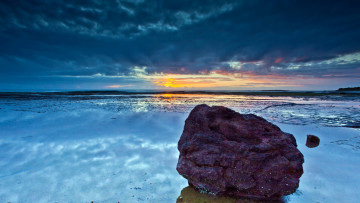 Картинка blue природа побережье море небо камень голубой фон