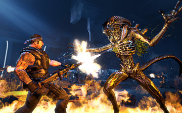 Картинка aliens colonial marines видео игры компьютерная игра