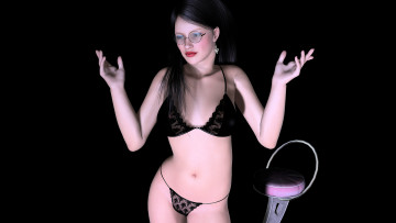 Картинка 3д графика people люди купальник