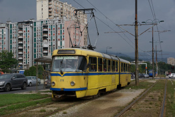 Картинка техника трамваи город трамвай рельсы улица