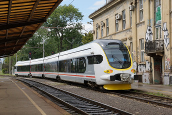 Картинка техника трамваи город улица рельсы трамвай