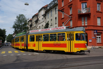 Картинка техника трамваи рельсы улица город трамвай