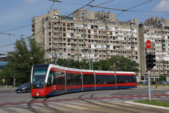 Картинка техника трамваи трамвай рельсы город улица