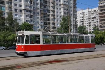 Картинка техника трамваи трамвай рельсы улица город