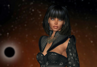 Картинка 3д+графика люди+ people фон взгляд девушка