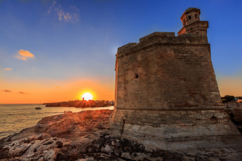 Картинка fortress+saint+nicholas города -+дворцы +замки +крепости крепость рассвет