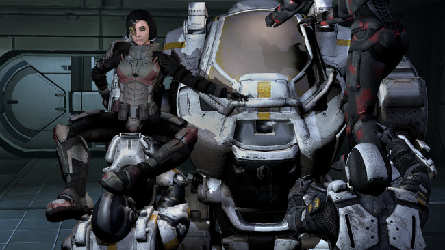 Обои картинки фото 3д графика, фантазия , fantasy, девушка, взгляд, фон