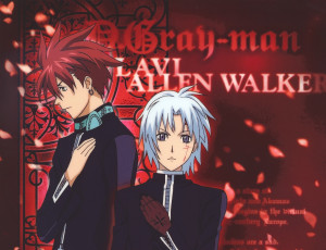 Картинка аниме +gray-man парни
