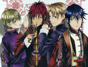 Картинка аниме k+project парни