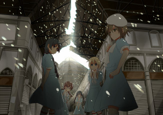 Картинка аниме k-on фон взгляд девушки