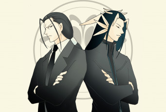 Картинка аниме животные +существа парни