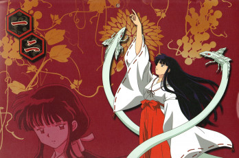 Картинка аниме inuyasha kikyo