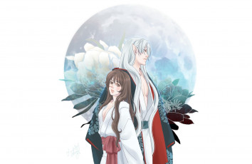 Картинка аниме inuyasha инуяша