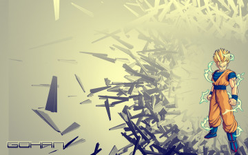 Картинка аниме dragon+ball фон взгляд парень