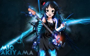 Картинка аниме k-on фон взгляд девушки