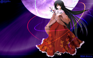 Картинка аниме touhou фон взгляд девушка