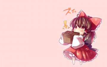 Картинка аниме touhou фон взгляд девушка