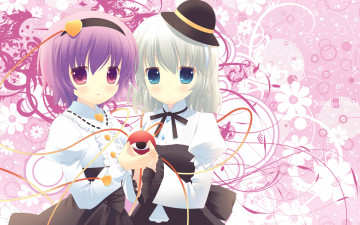 Картинка аниме touhou фон взгляд девушки