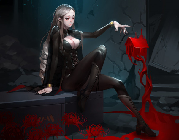 Обои картинки фото аниме, животные,  существа, midfinger22