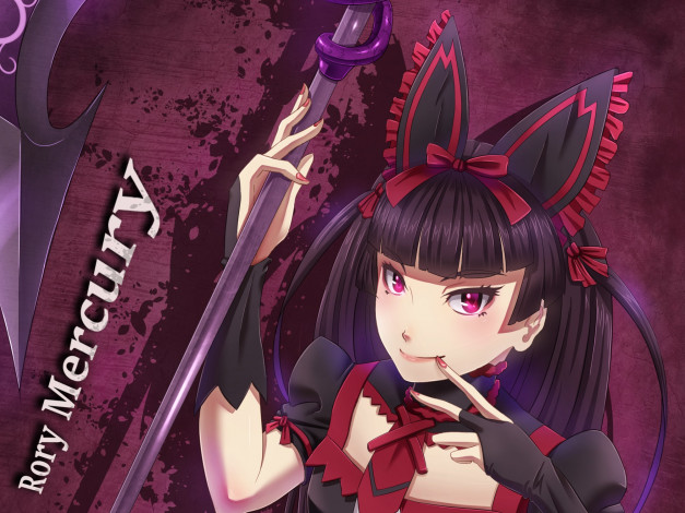 Обои картинки фото аниме, gate, рори