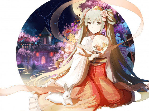 Обои картинки фото аниме, vocaloid, hatsune, miku