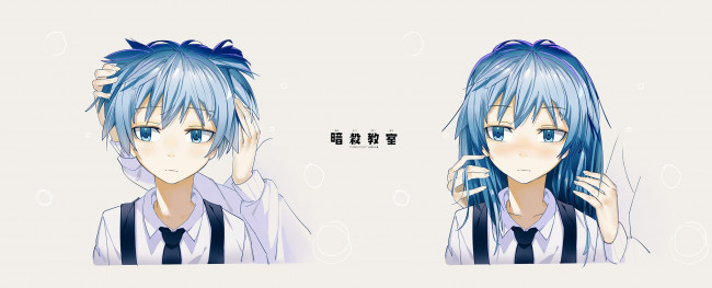 Обои картинки фото аниме, ansatsu kyoushitsu, нагиса