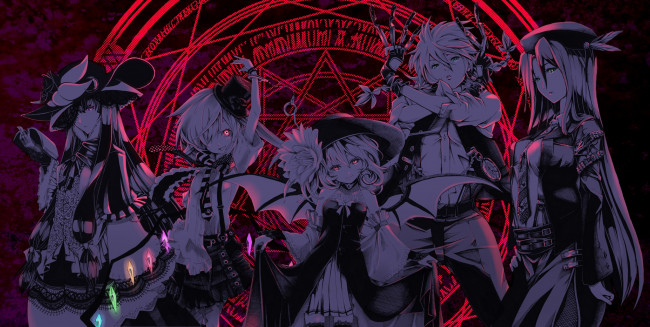 Обои картинки фото аниме, touhou, персонажи