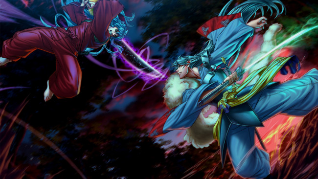 Обои картинки фото аниме, inuyasha, братья