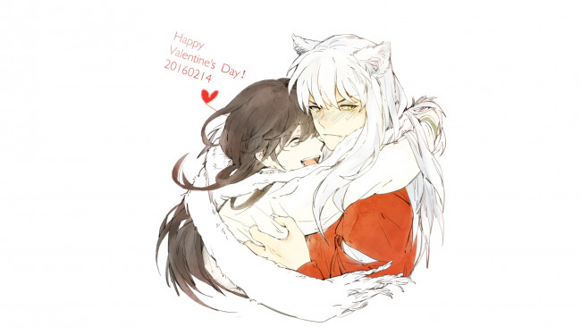 Обои картинки фото аниме, inuyasha, инуяша, кагоме