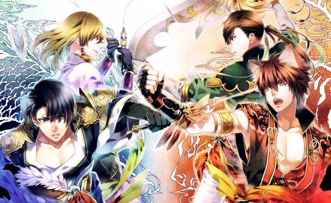 Обои картинки фото аниме, животные,  существа, парни