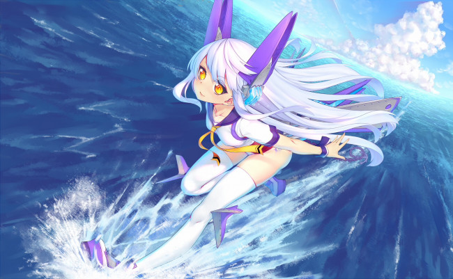 Обои картинки фото аниме, unknown,  другое, фон, девушка, взгляд