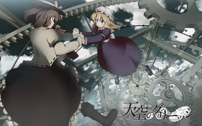 Обои картинки фото аниме, touhou, фон, взгляд, девушка