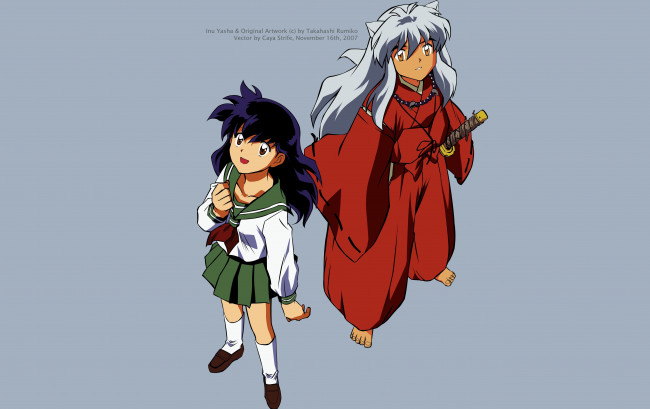Обои картинки фото аниме, inuyasha, инуяша