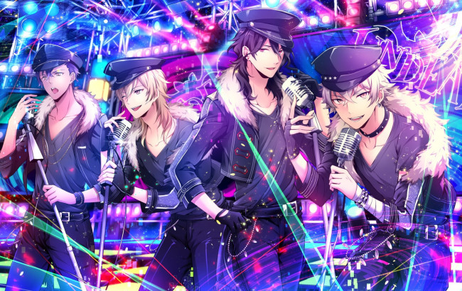 Обои картинки фото аниме, ensemble stars, hakaze, kaoru, sakuma, rei, otogari, adonis, oogami, kouga