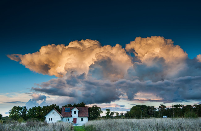Обои картинки фото города, - пейзажи, облако