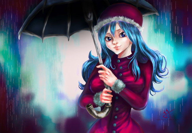 Обои картинки фото аниме, fairy tail, девушка