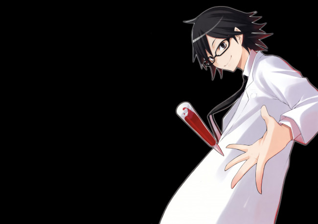 Обои картинки фото аниме, durarara, kishitani, shinra